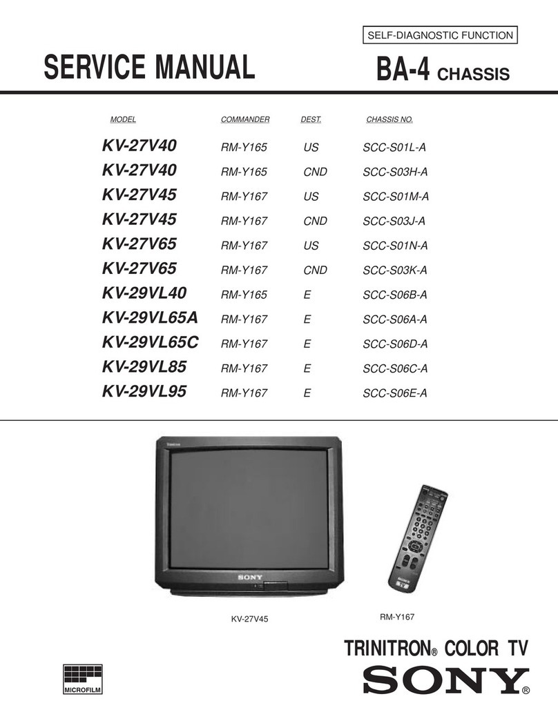 Sony TRINITRON KV-27V40 User manual