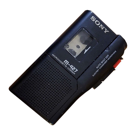 Sony M-417 Operating instructions