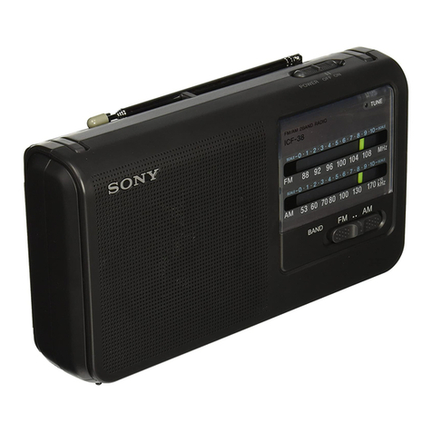 Sony ICF-38 User manual