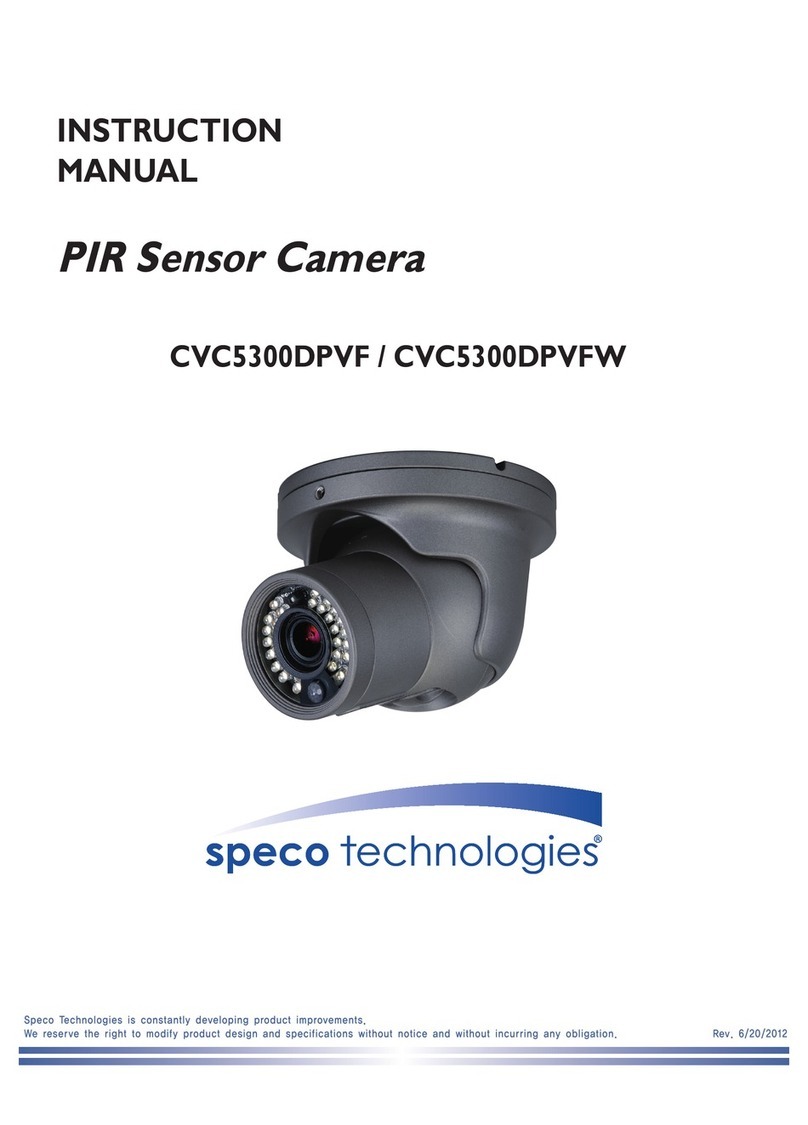 Speco CVC5300DPVF instruction manual