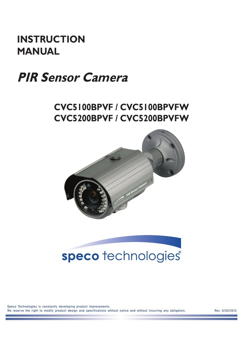 Speco CVC5100BPVF User manual Speco CVC5100BPVF User manual