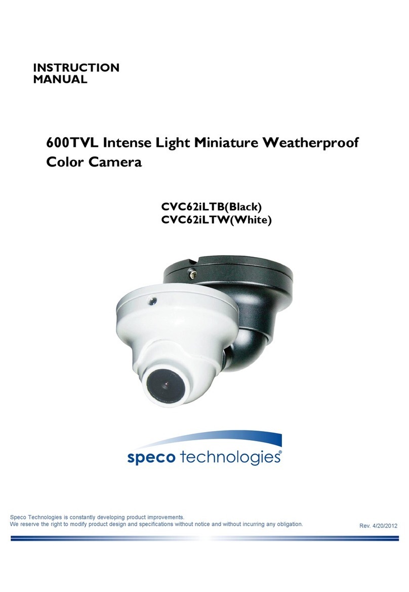 Speco CVC62iLTB instruction manual