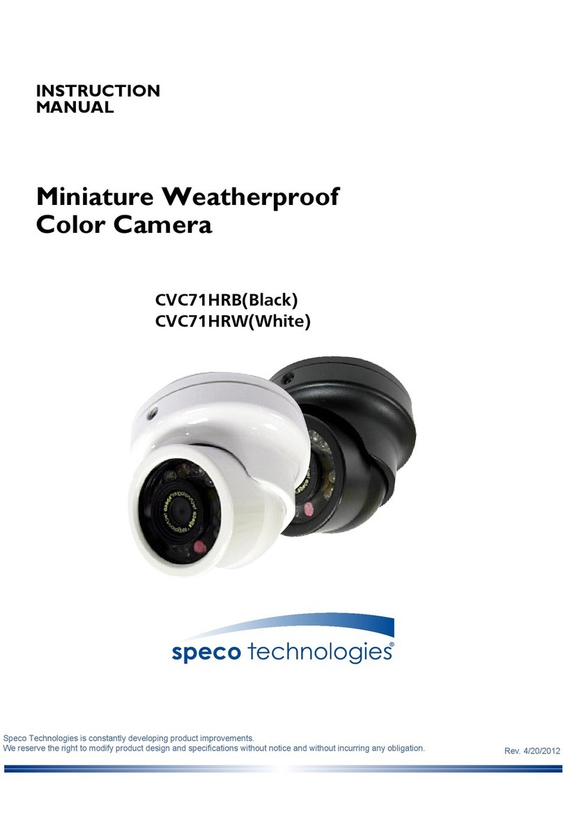 Speco CVC71HRB User manual Speco CVC71HRB User manual