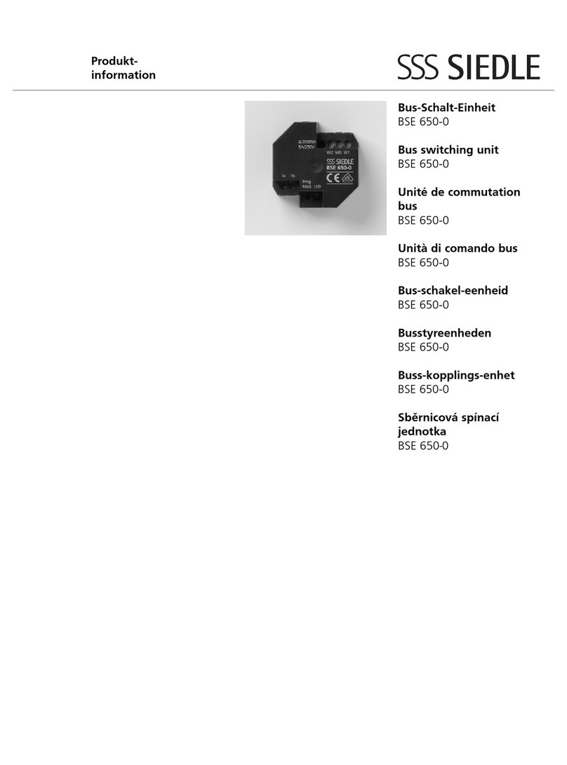 SSS Siedle SIEDLE BSE 650-0 Product information