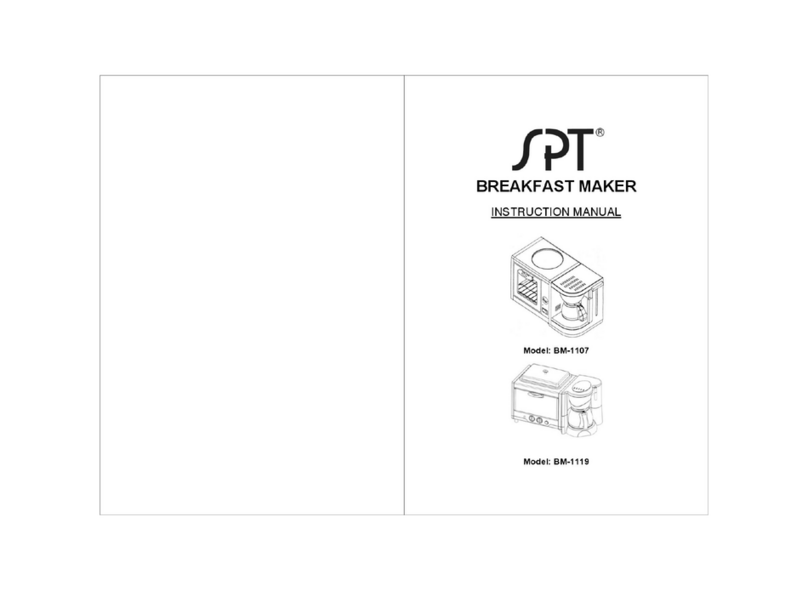SPT BREAKFAST MAKER BM-1107 instruction manual