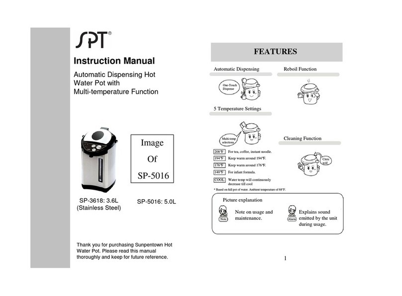 SPT SP-3618 instruction manual