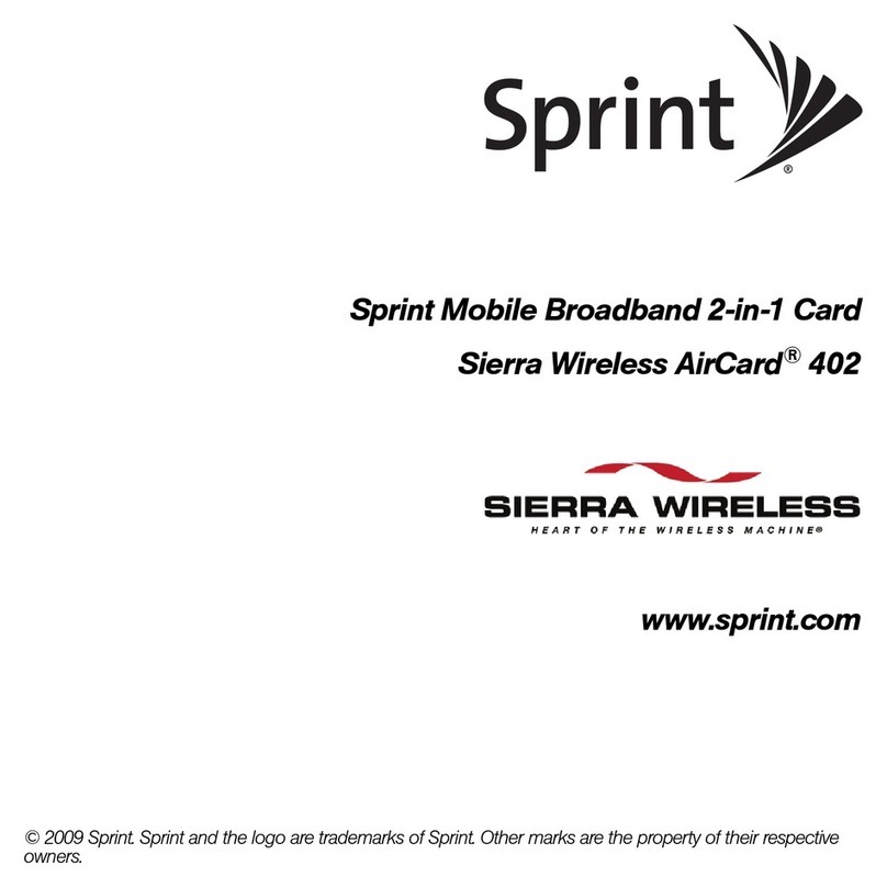 Sierra Wireless AirCard 402 user guide
