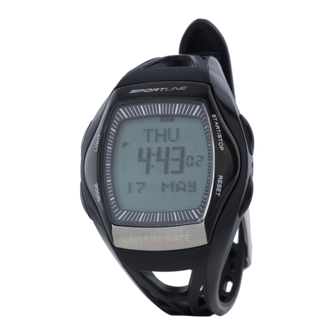 Sportline 965 HEART RATE MONITOR + PEDOMETER User guide/instruction manual