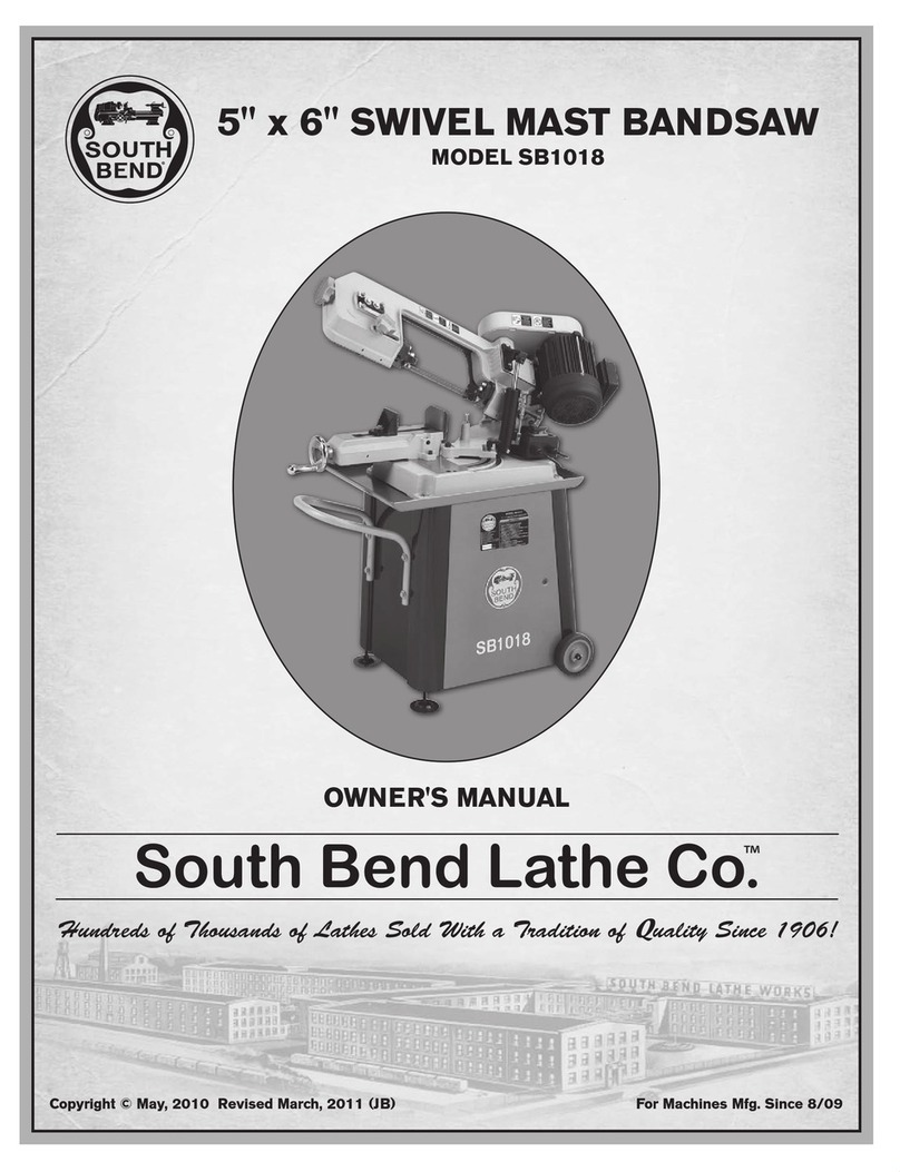 Southbend SB1018 owner's manual