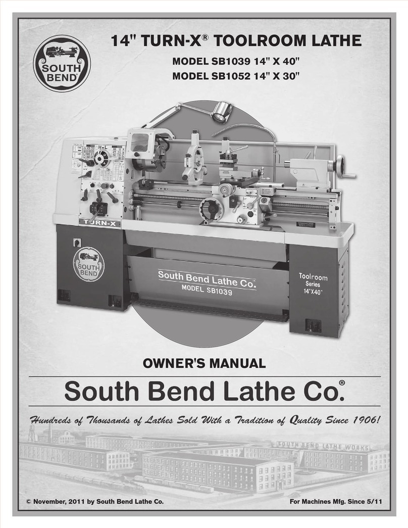 Southbend TURN-X SB1039 User manual