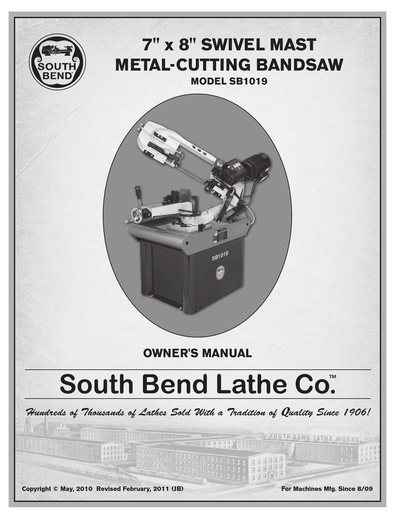 Southbend SB1019 owner's manual