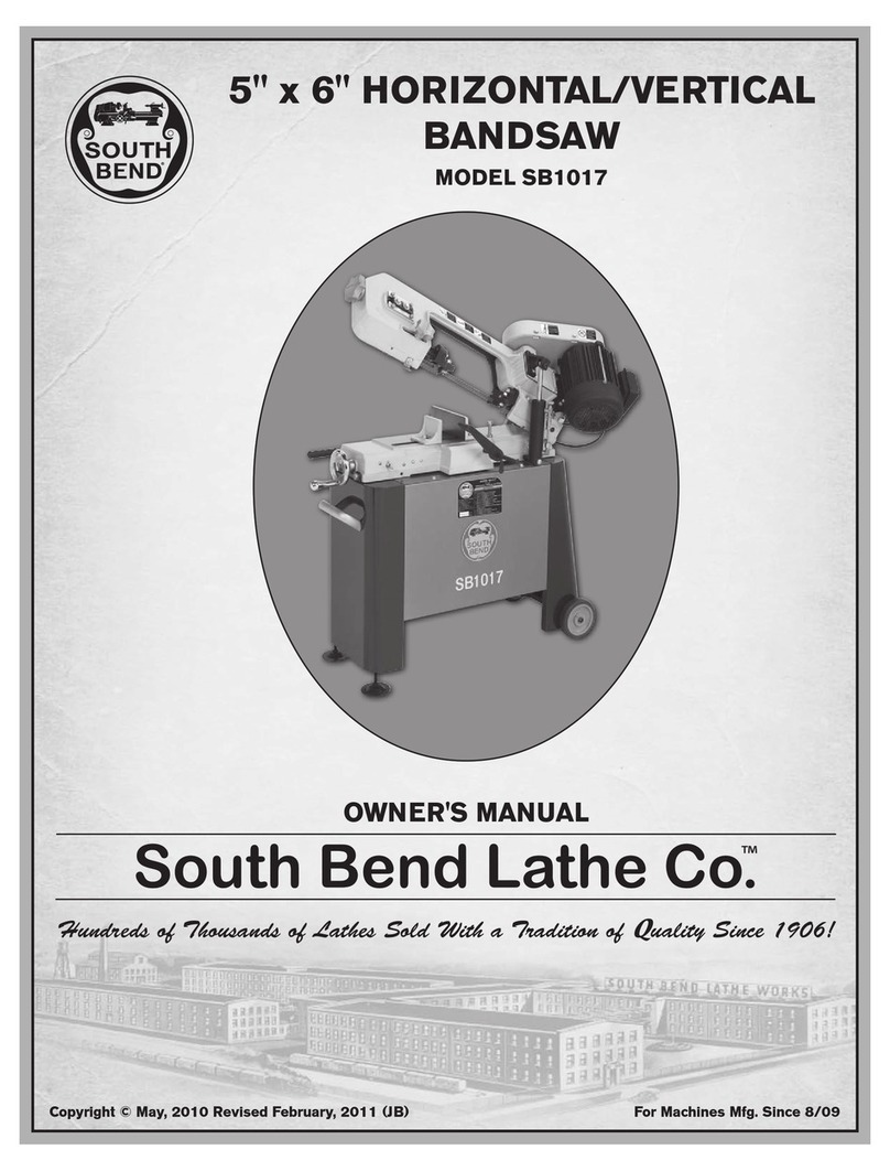 Southbend SB1017 owner's manual
