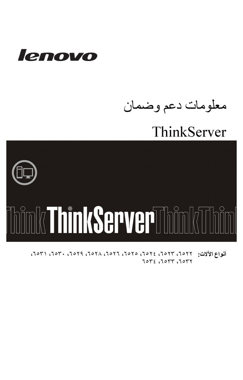 Lenovo THINKSERVER RS210 User manual