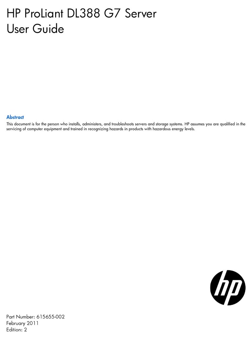 HP ProLiant DL388 User manual