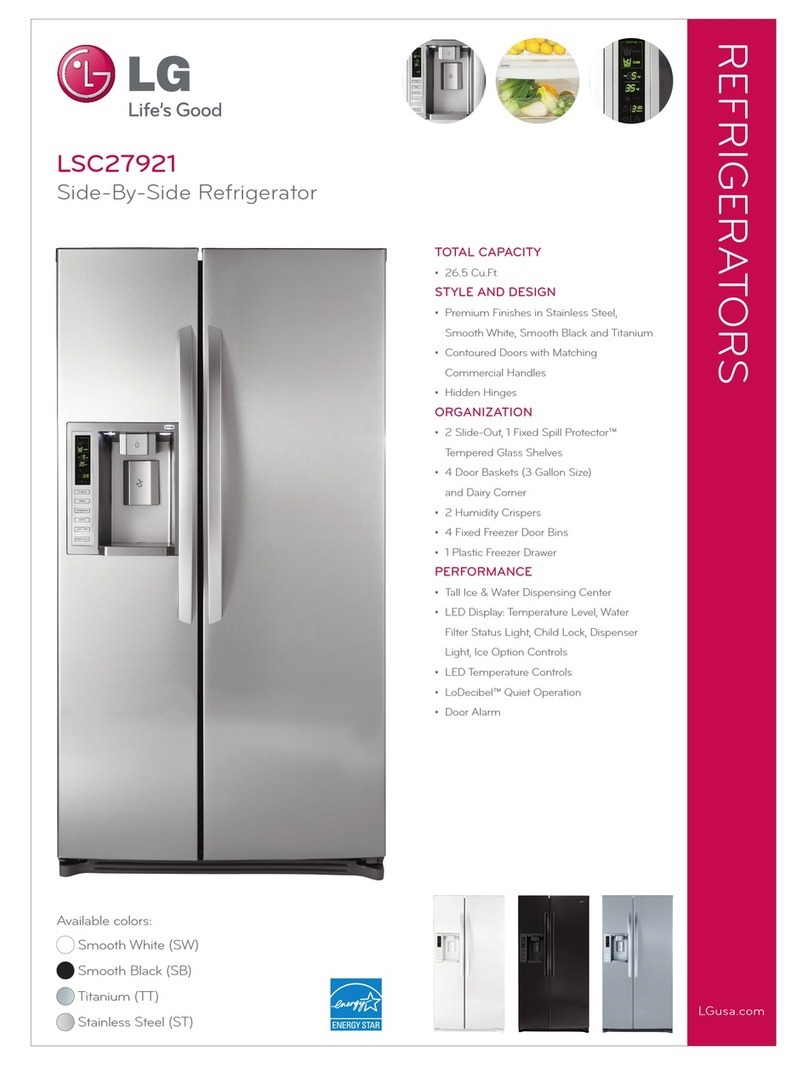 LG LSC27921SB specification