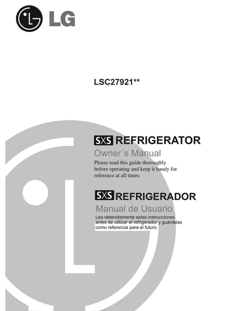 LG LSC27921ST - 26.5 Cu. Ft. Side owner's manual