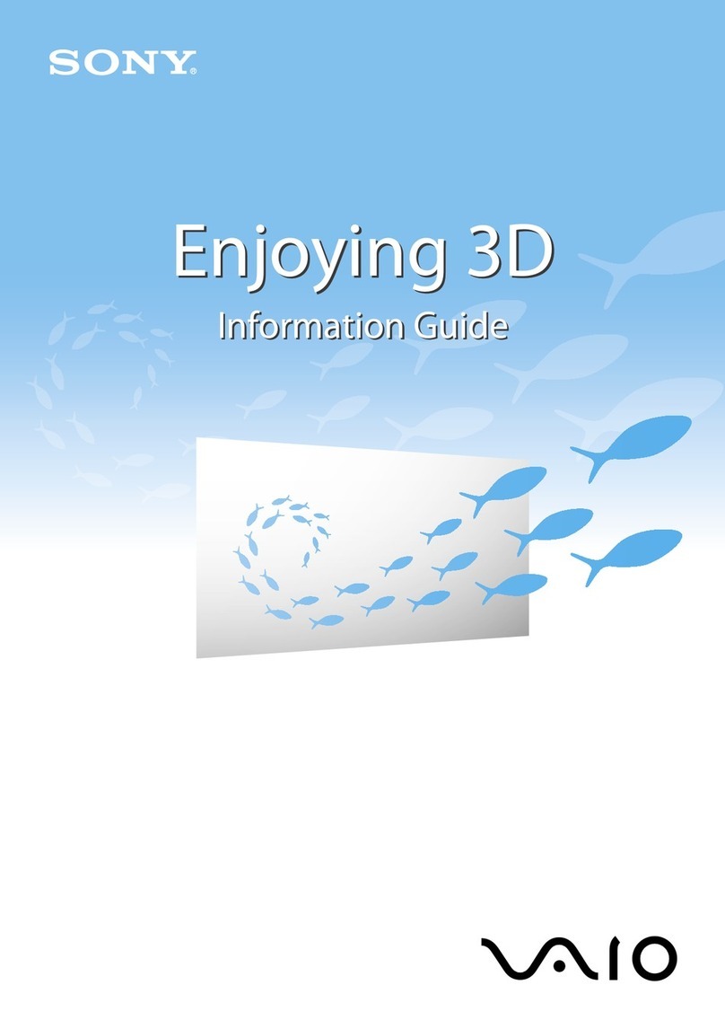 Sony VAIO 3D Information guide