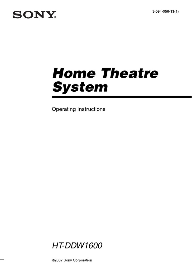 Sony HT DDW1600 operating instructions