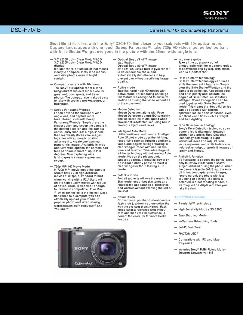 Sony DSC-H70/B user manual