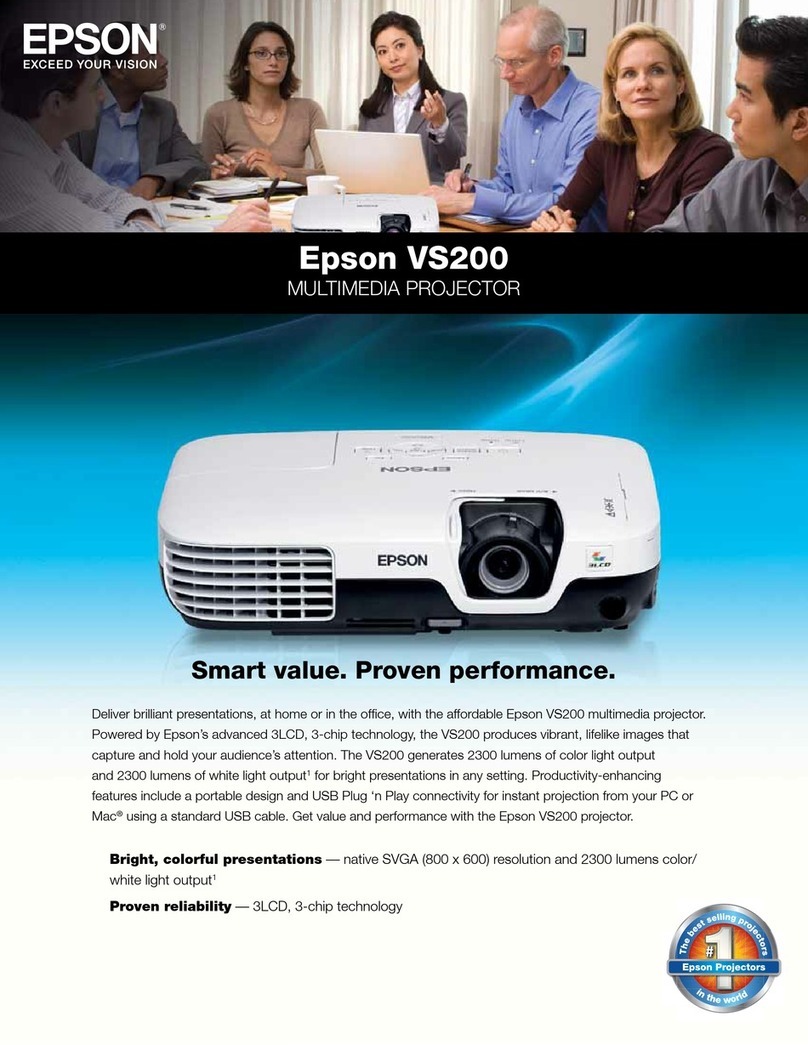 Epson VS200 User manual