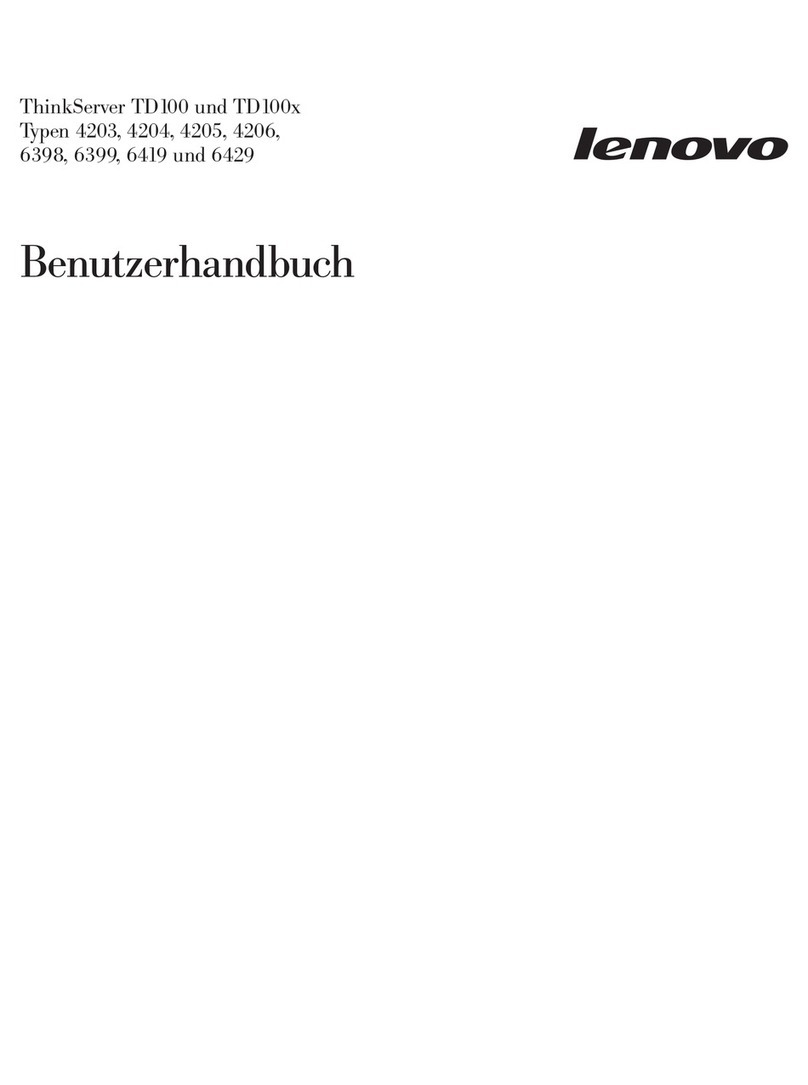 Lenovo ThinkServer TD100 Instructions for use