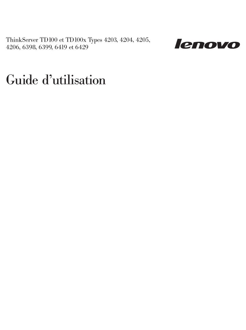 Lenovo ThinkServer TD100 Service manual