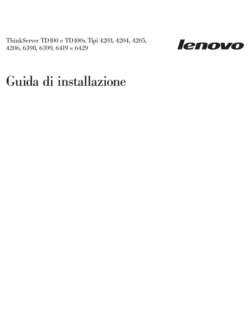 Lenovo ThinkServer TD100 Operating and maintenance manual