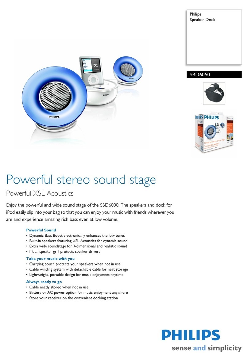 Philips SBD6050 manual
