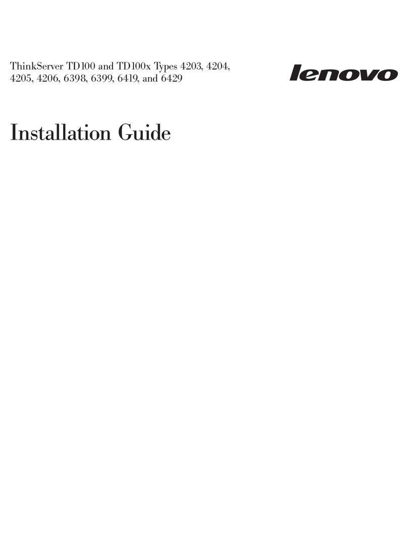 Lenovo ThinkServer TD100 User manual