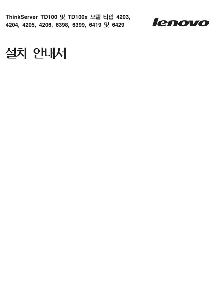 Lenovo ThinkServer TD100 User manual