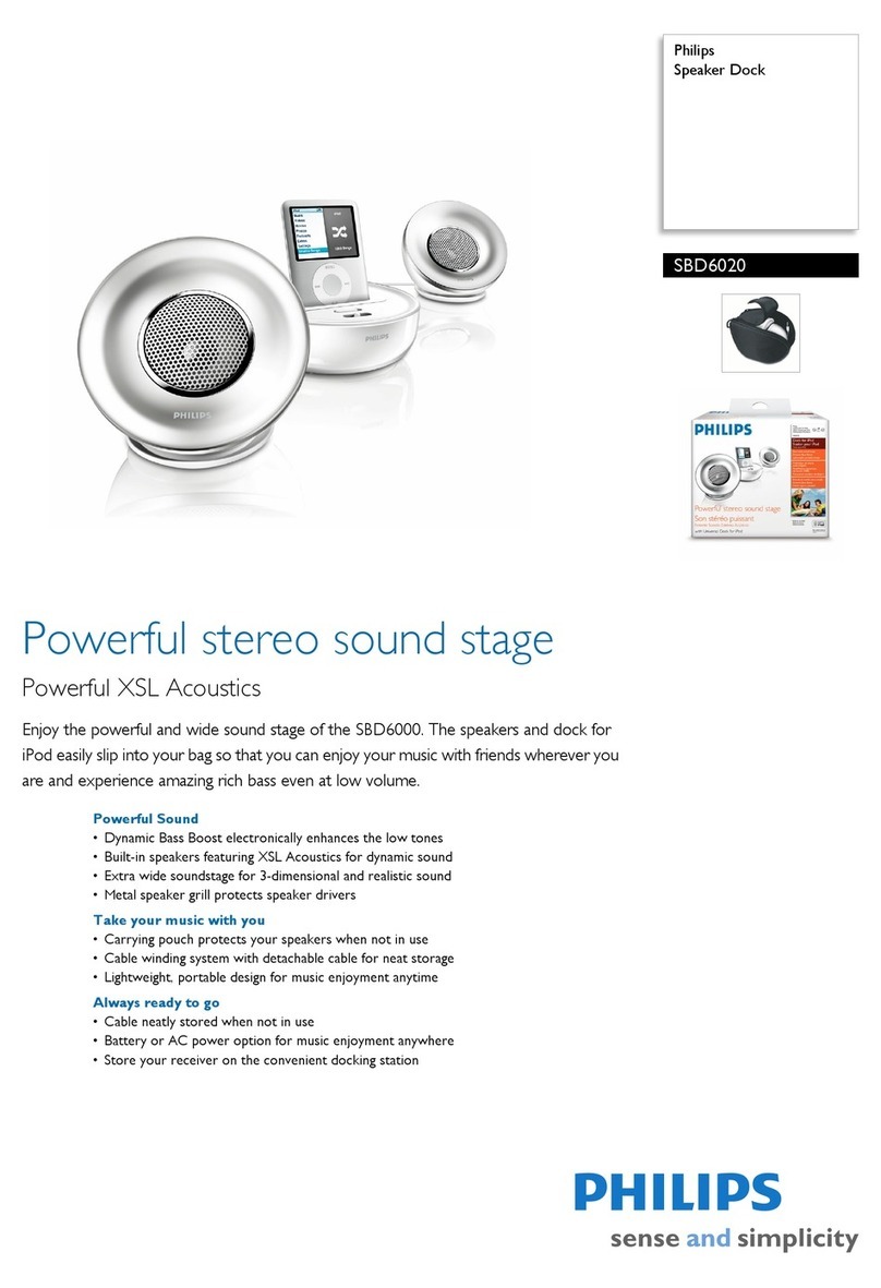 Philips SBD6020 User manual