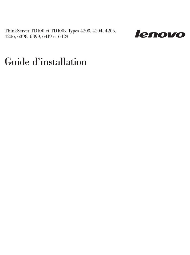 Lenovo ThinkServer TD100 User manual