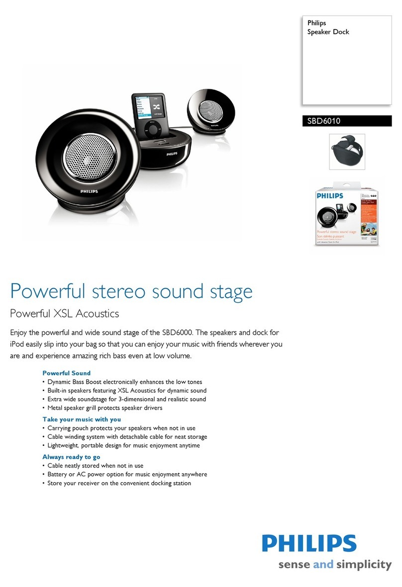 Philips SBD6010 User manual