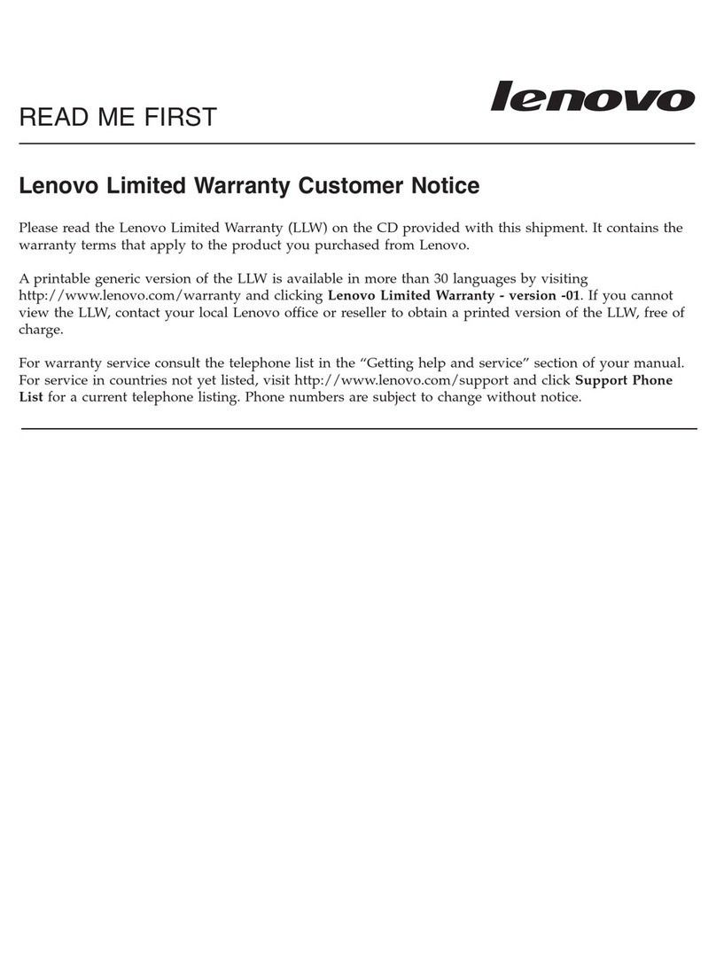 Lenovo ThinkServer TD100 Use and maintenance manual Lenovo ThinkServer TD100 Use and maintenance manual