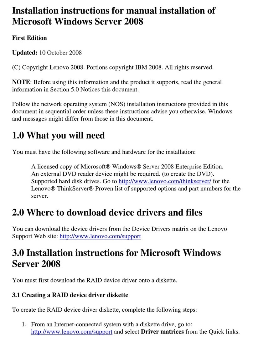 Lenovo ThinkServer TD100 User manual