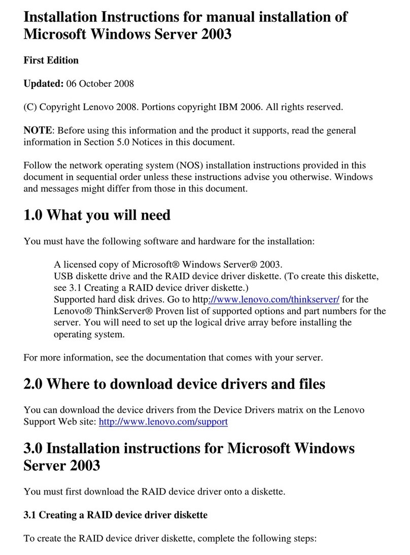 Lenovo ThinkServer TD100 User manual
