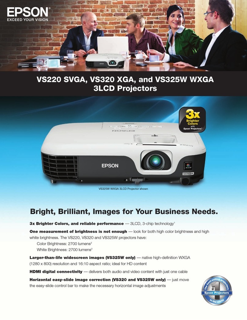 Epson VS220 Installation instructions Epson VS220 Installation instructions