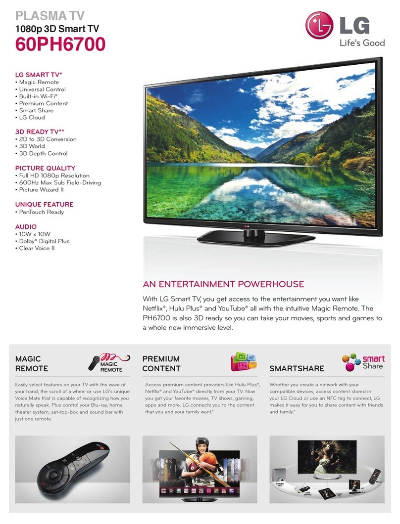 LG 60PH6700 User manual