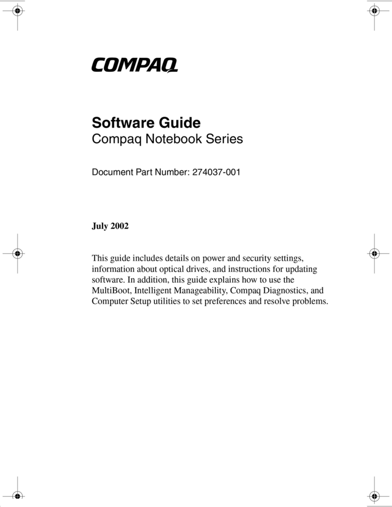 Compaq EVO NOTEBOOK N410C Quick start guide Compaq EVO NOTEBOOK N410C Quick start guide