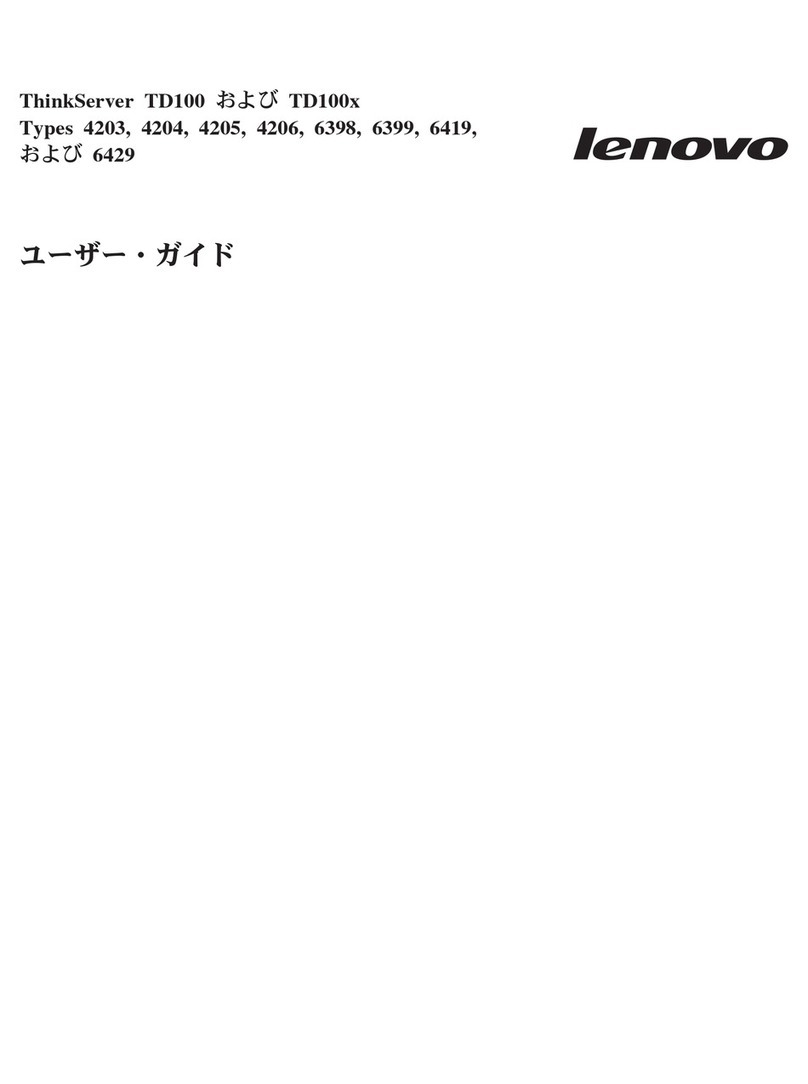 Lenovo ThinkServer TD100x User manual