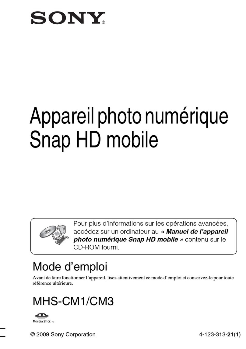 Sony MHS-CM1/V - Webbie Hd™ Mp4 Camera Assembly instructions