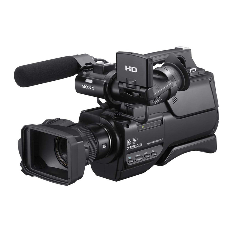 Sony HXR-MC2000U operating guide