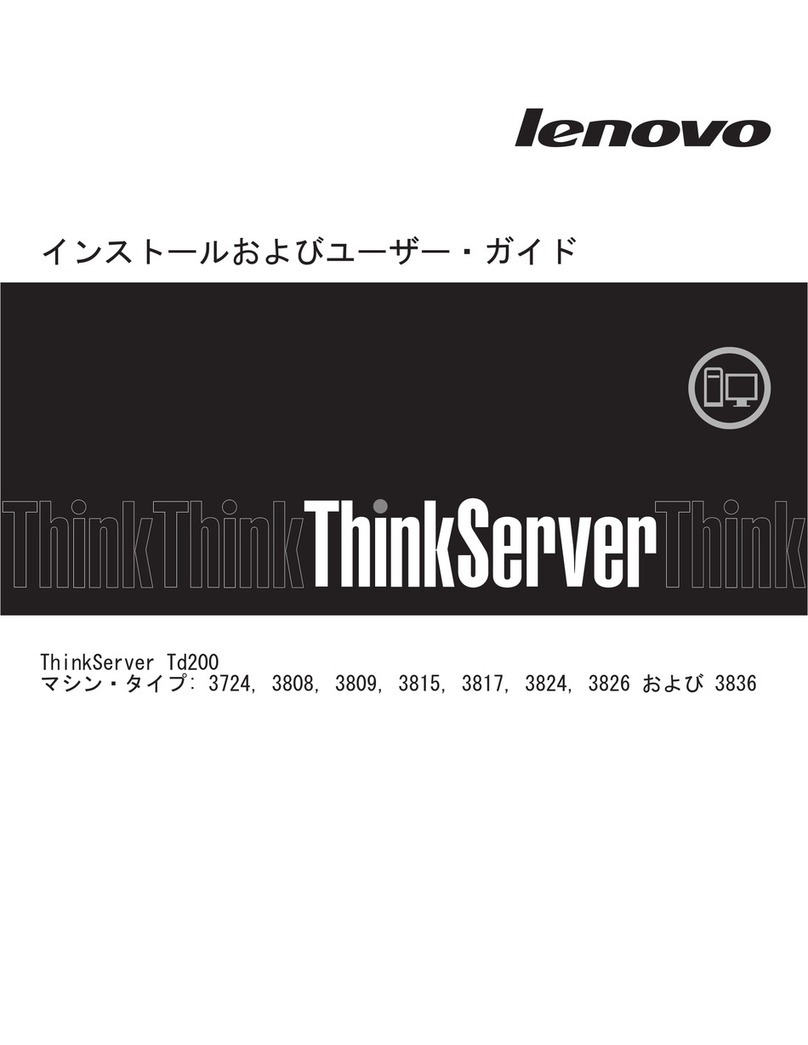 Lenovo ThinkServer TD200 User manual