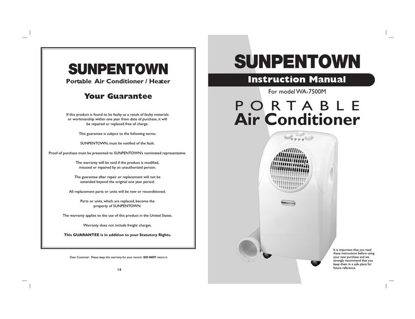 Sunpentown WA-7500M User manual