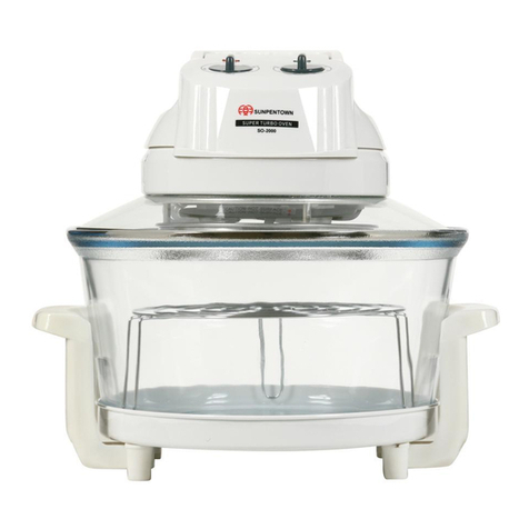 Sunpentown SUPER TURBO OVEN SO-2000 Cooking instruction