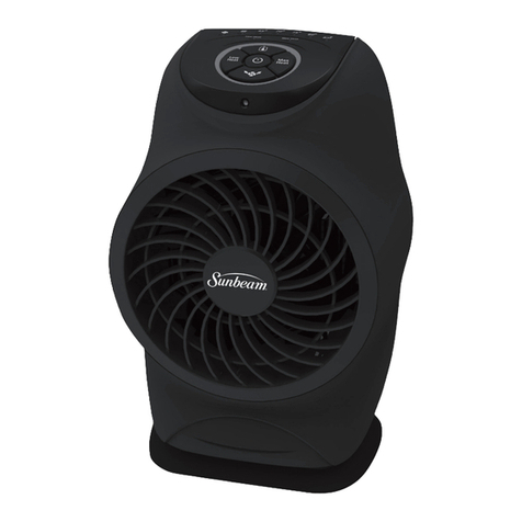 Sunbeam Calefactor SFH612 User manual