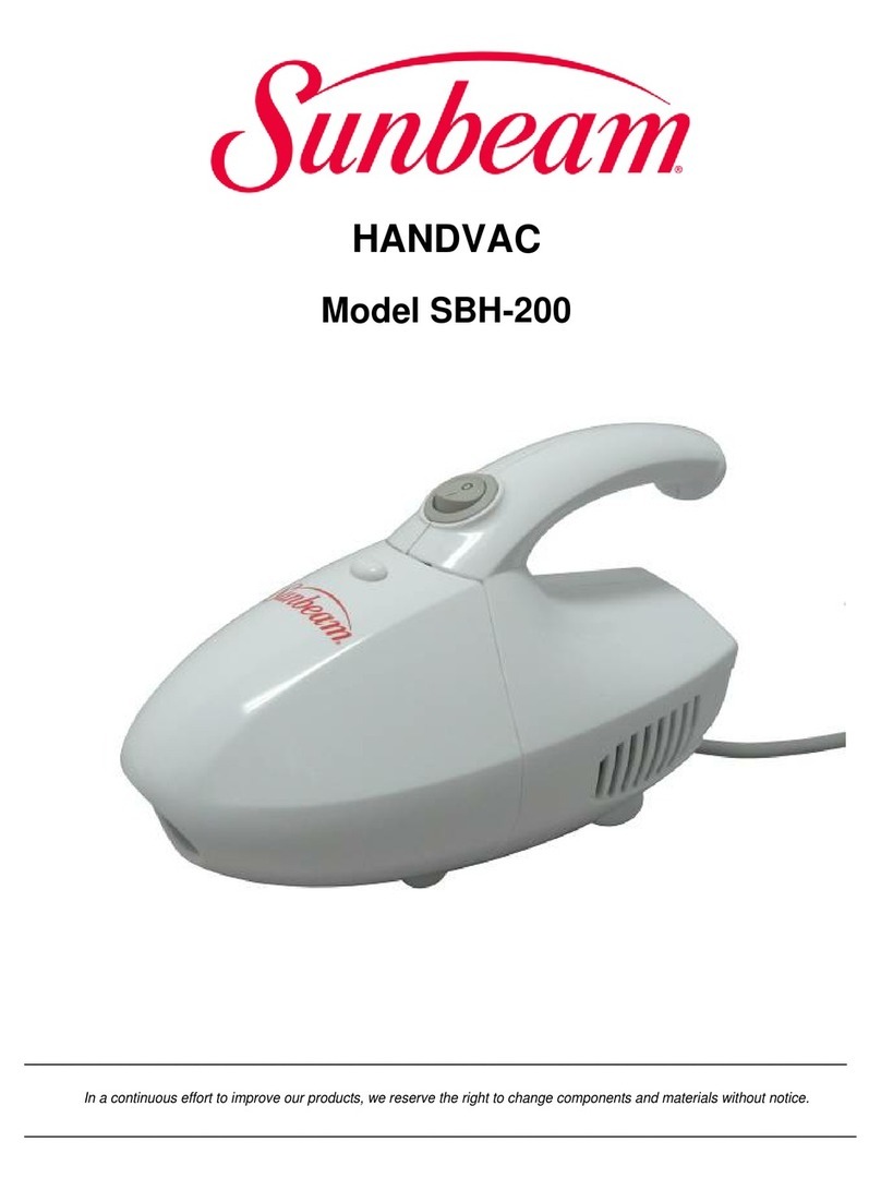 Sunbeam SBH-200 User manual