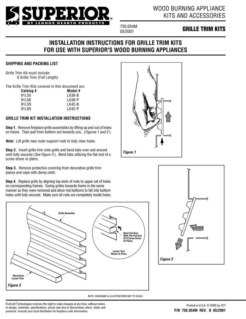 Superior LK36-B installation instructions