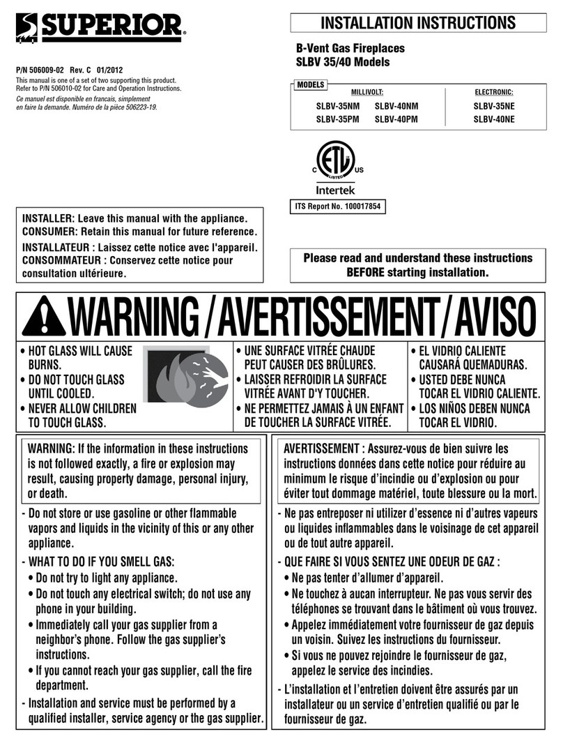 Superior SLBV-35 User manual