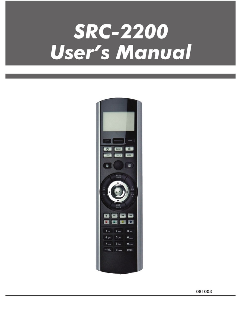 Sunwave Tech. SRC-2200 User manual